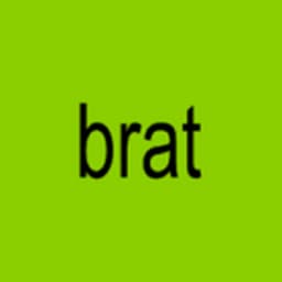 BRAT album artwork